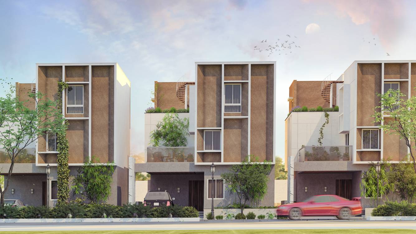 Elevation  prime north meadows one extension Elevation