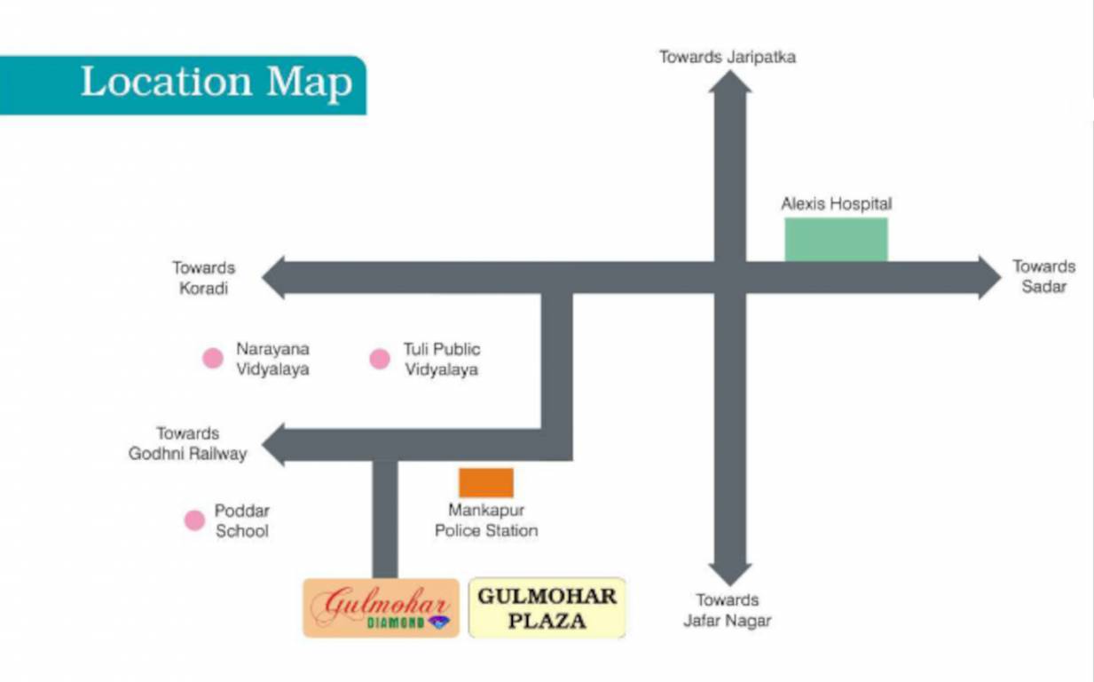  gulmohar diamond Location Plan
