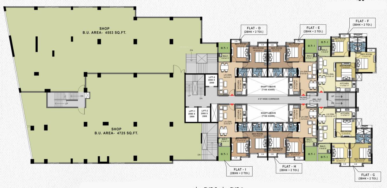  the azure The Azure First Floor Cluster Plan