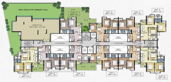  the-azure The Azure Third Floor Cluster Plan