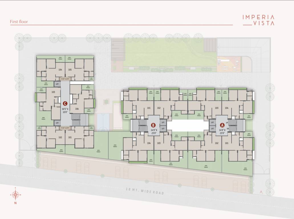  imperia vista Block A Cluster Plan for 1st Floor