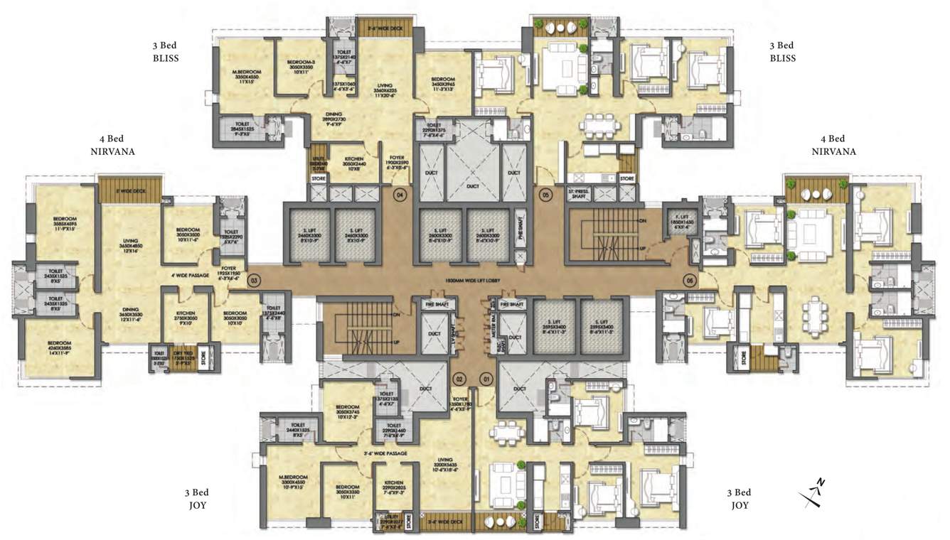  the address by gs tower a The Address By GS Tower A Cluster Plan