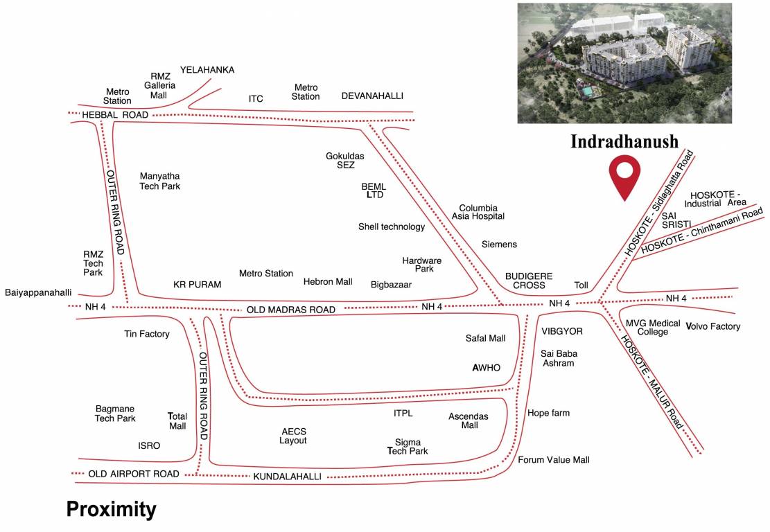  indradhanush phase i Location Plan