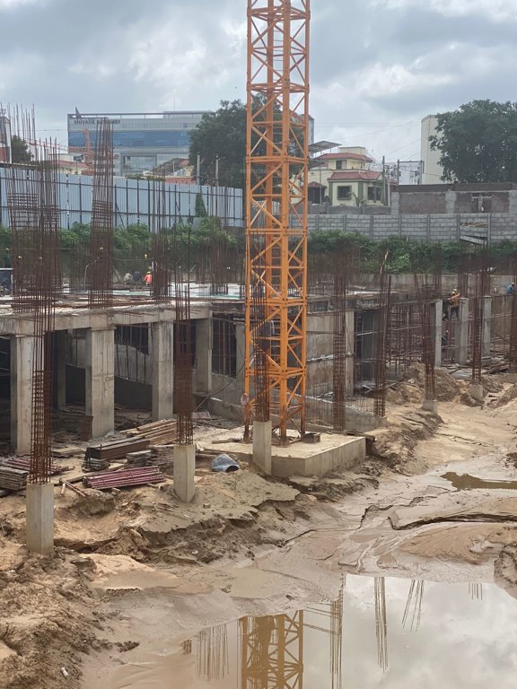  akshar ocean pearl Block A Construction Status June 25