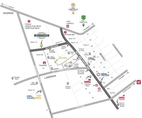  city-gardens Location Plan