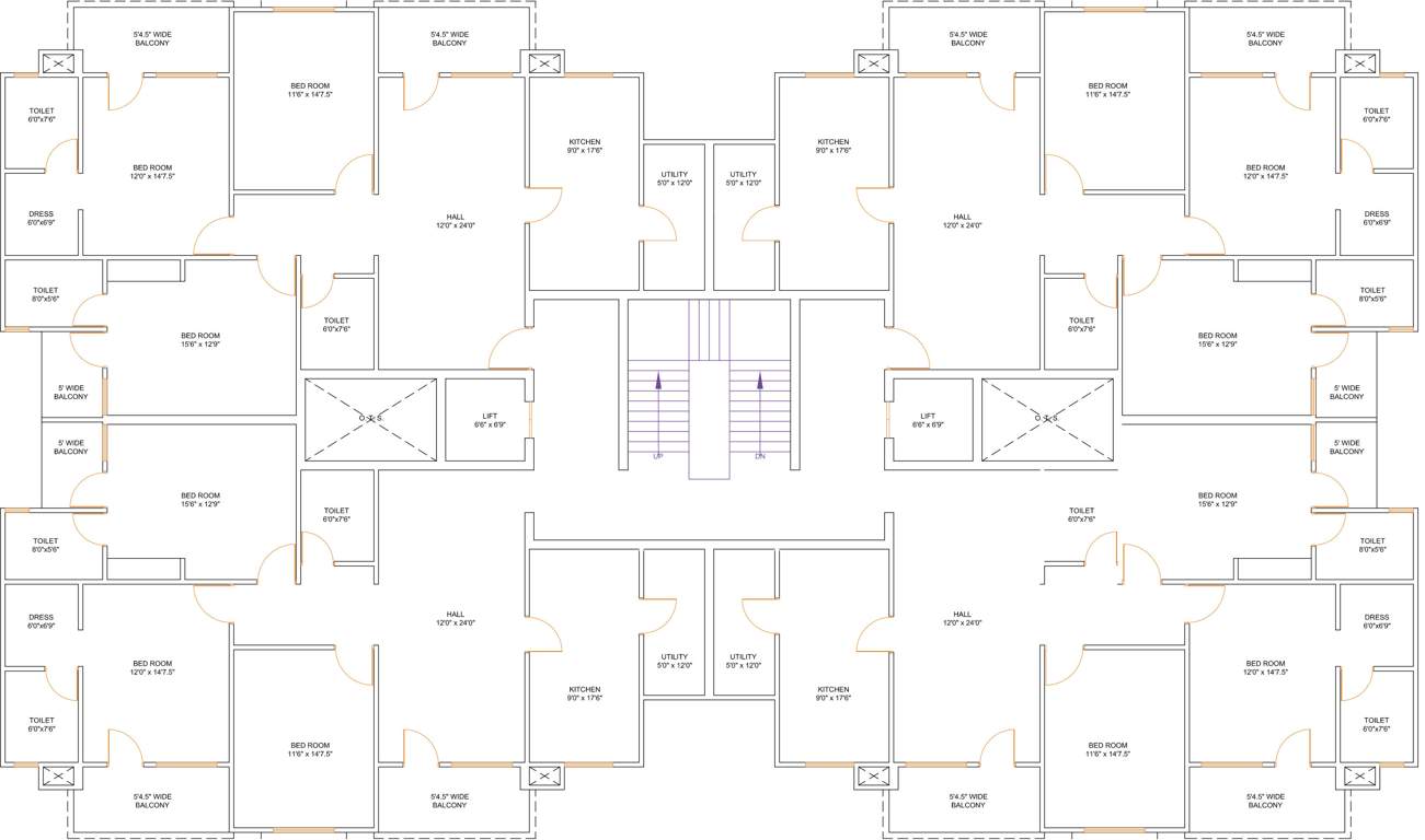  new palmwoods residency phase 2 New Palmwoods Residency For TypicalPhase 2 Cluster Plan