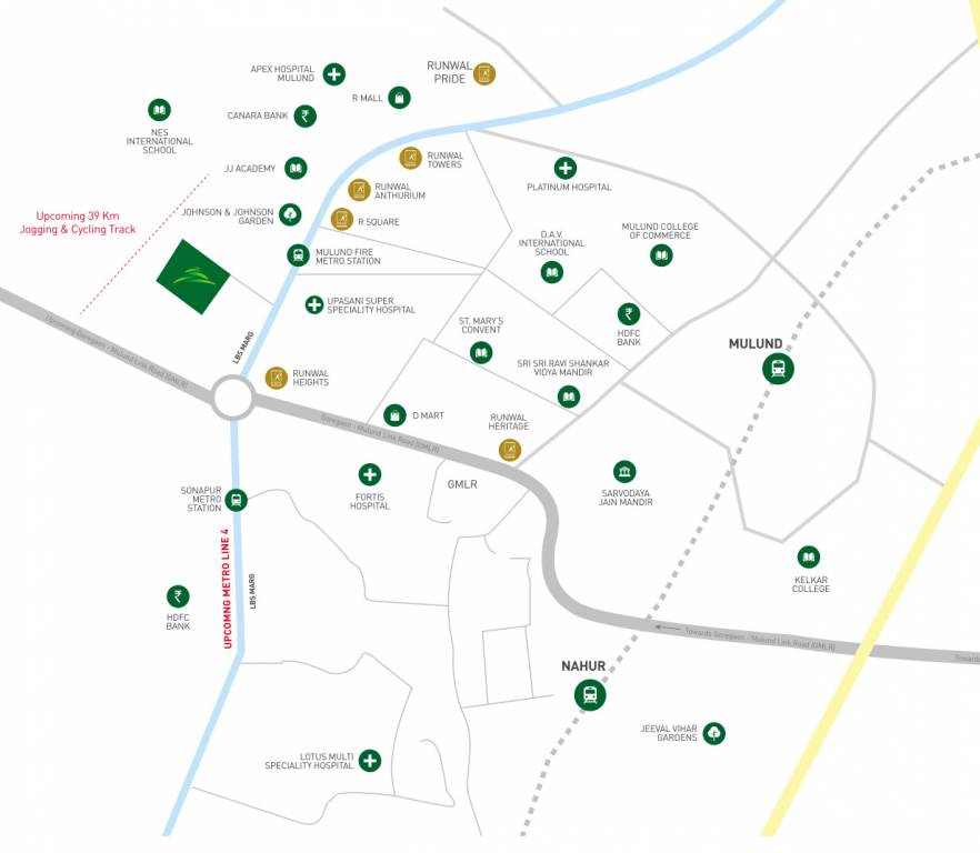  the sanctuary tower 2 Location Plan