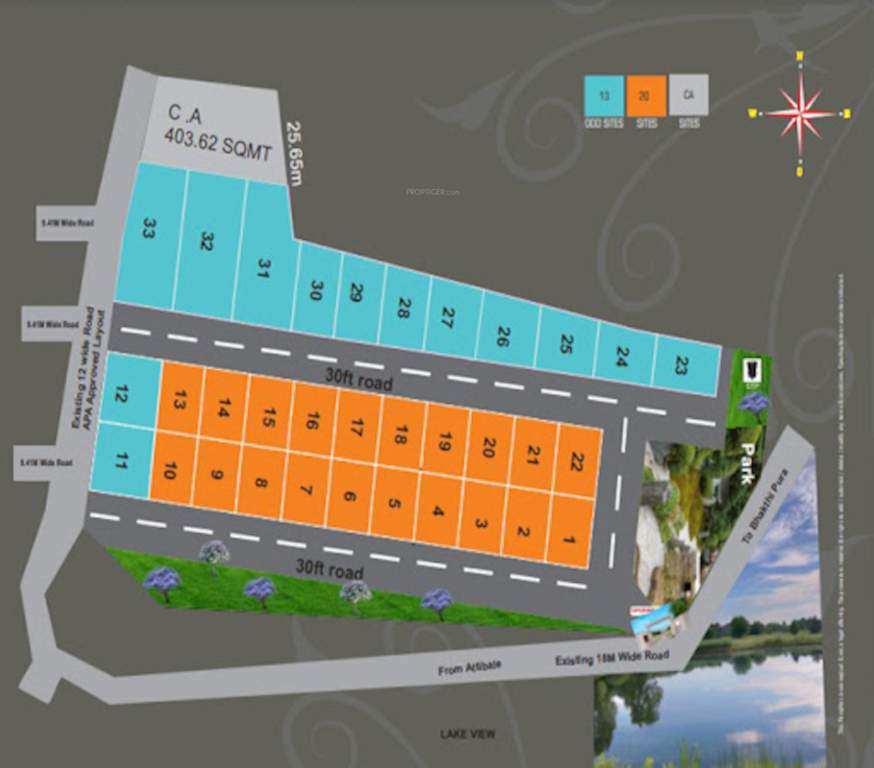  vayunandan lake view residency Layout Plan