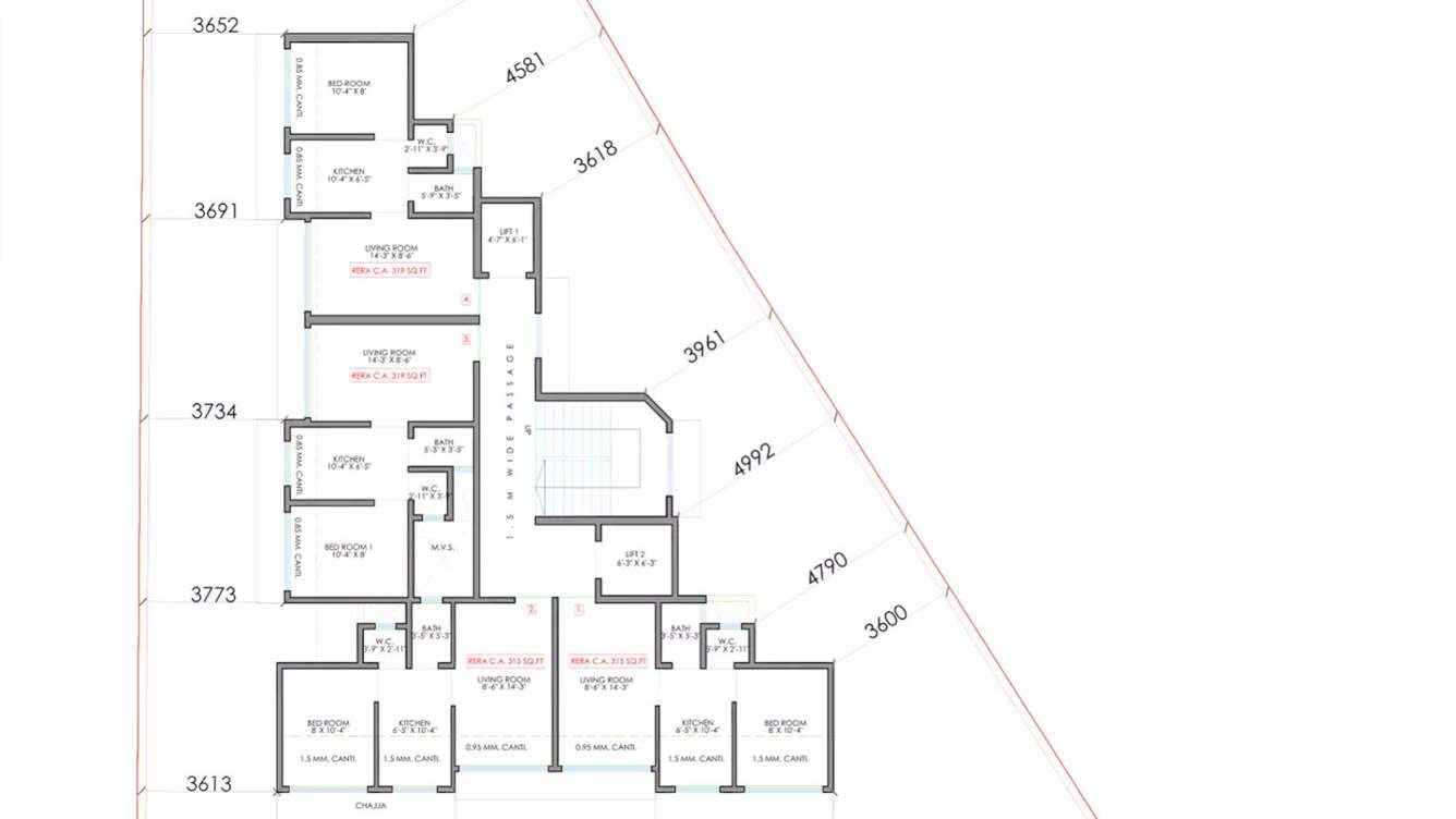  avirahi elegance Layout Plan