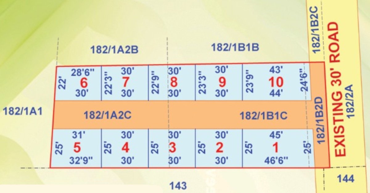  green villa Layout Plan