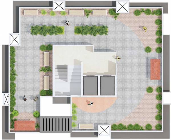  milan Zee Milan Terrace Cluster Plan