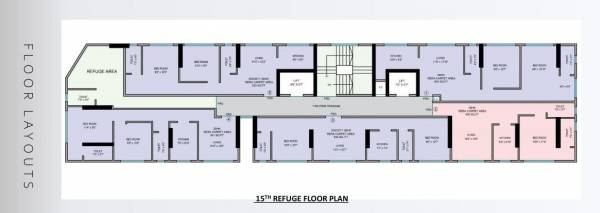  emerald Nirvaana Emerald Cluster Plan for 15th Floor