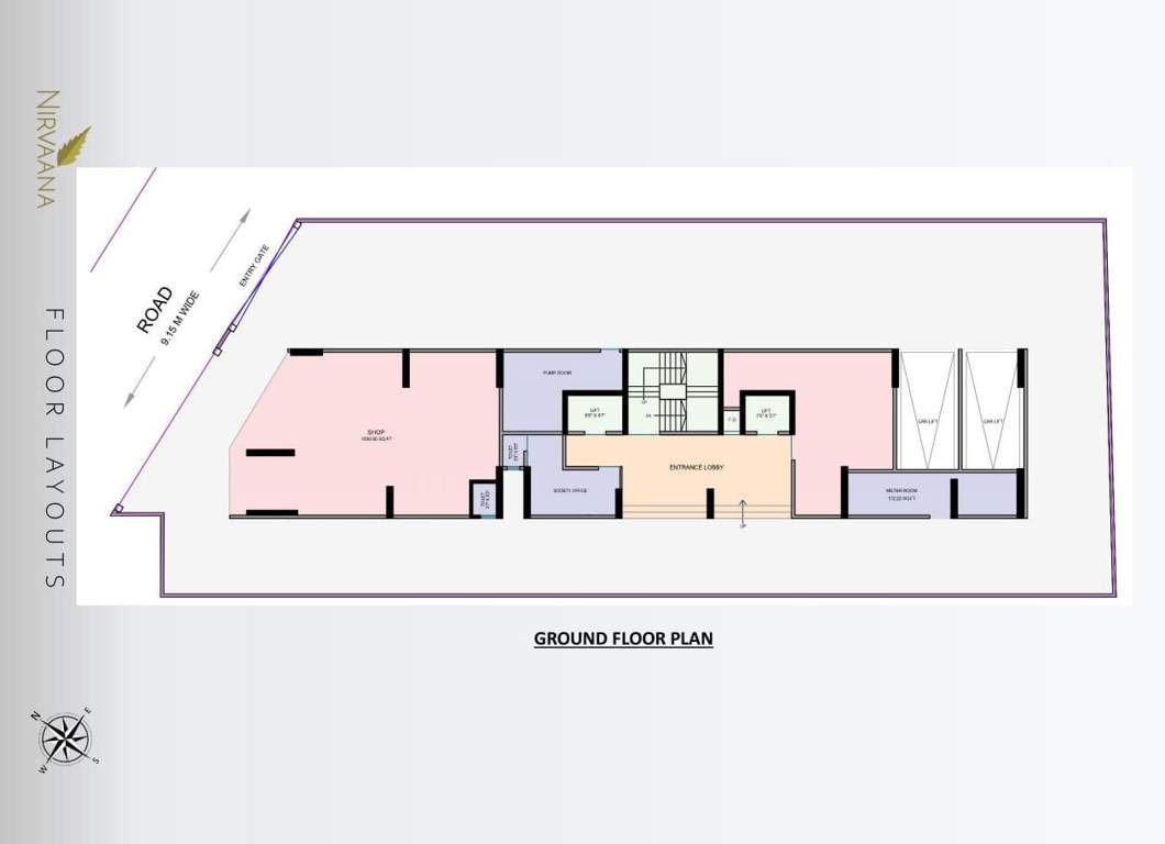  emerald Nirvaana Emerald Cluster Plan For Ground Floor