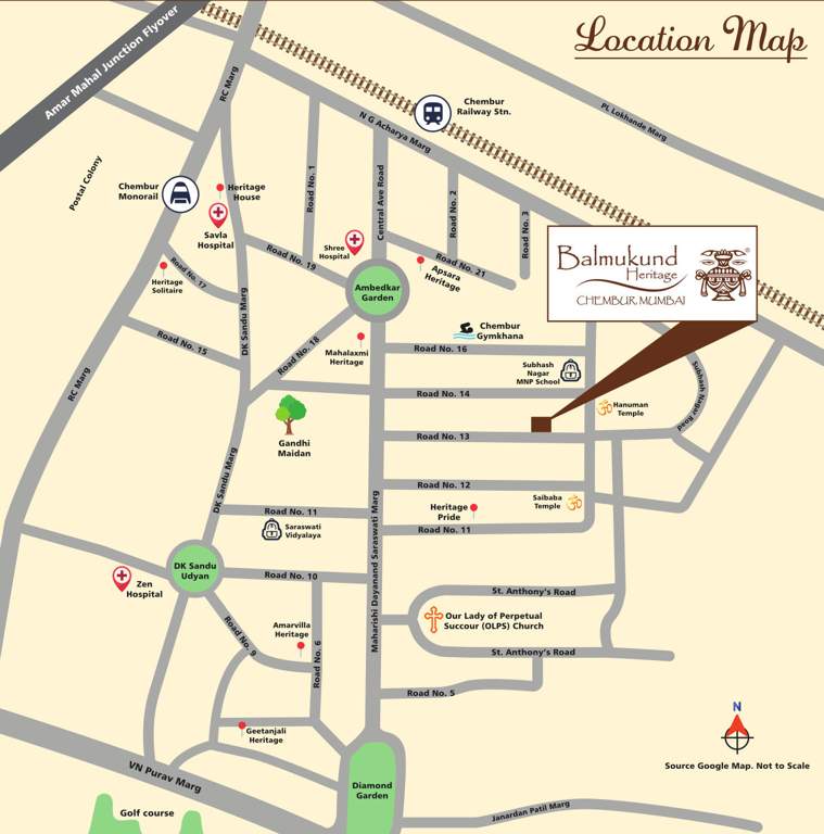  balmukund heritage Location Plan
