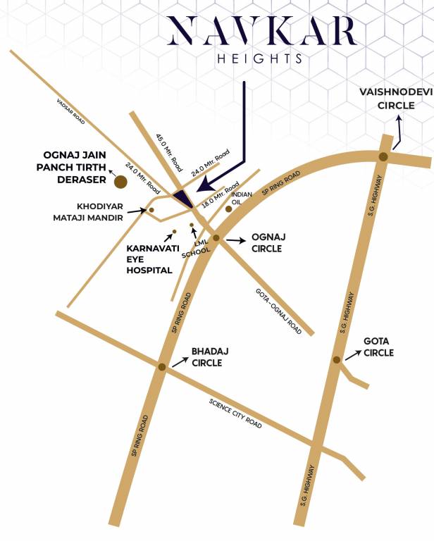  navkar heights Location Plan