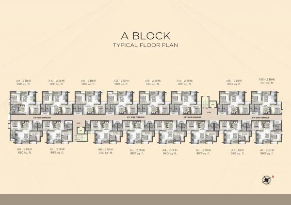  gemini-aster Block BF Cluster Plan for Typical Floor
