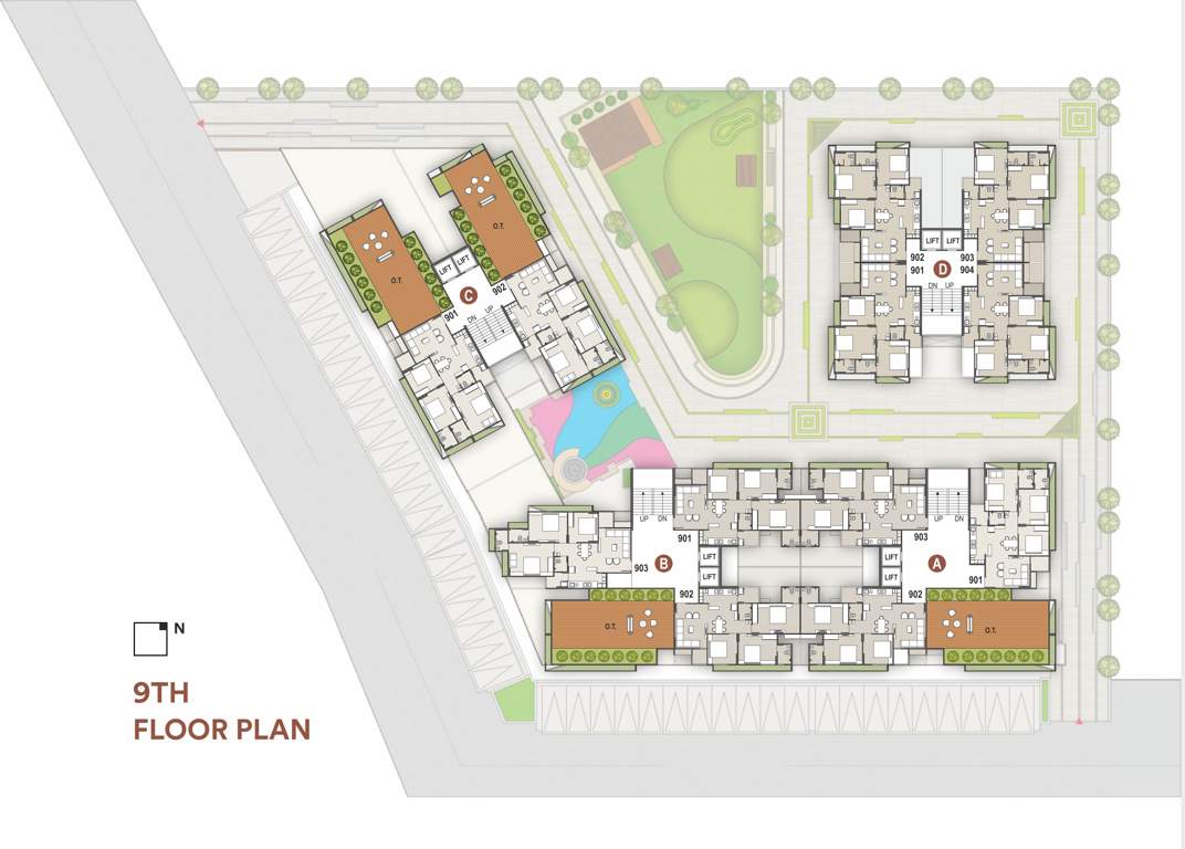  luxe A Cluster Plan for 9th Floor