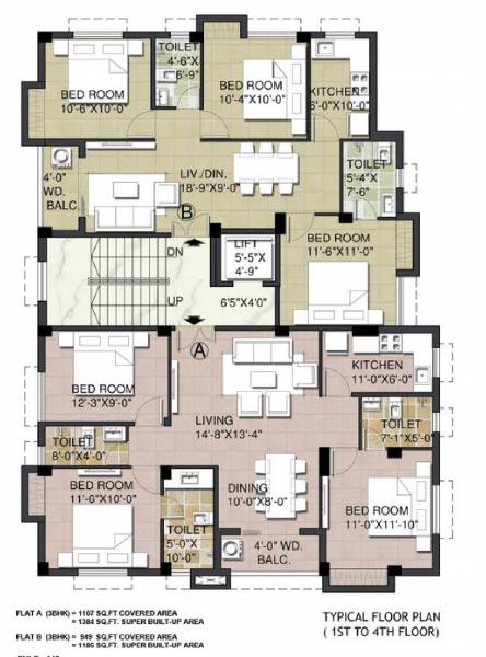  prathama Prathama Cluster Plan From 1st To 4th Floor