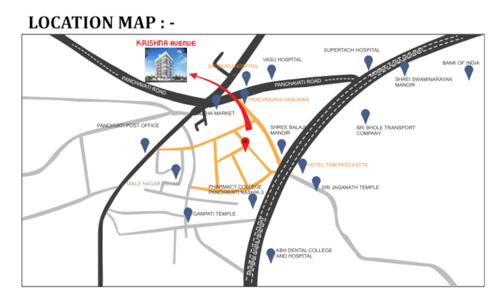  krishna-avenue Location Plan