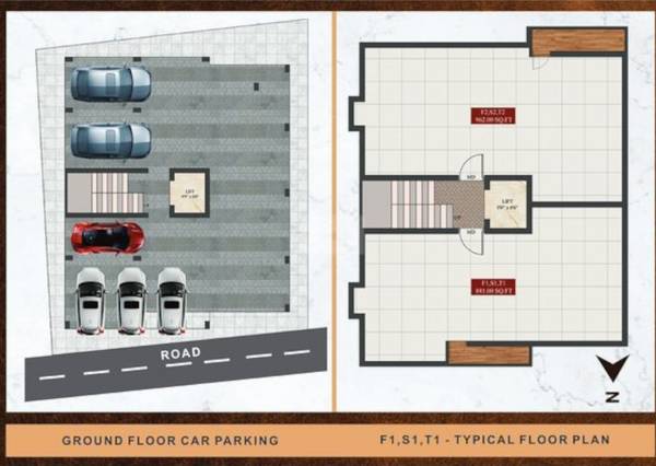  hessonite AK Hessonite Cluster Plan from ground to 3rd Floor