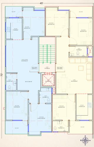  chitrakoot-heights Chitrakoot Heights Cluster Plan for ground Floor
