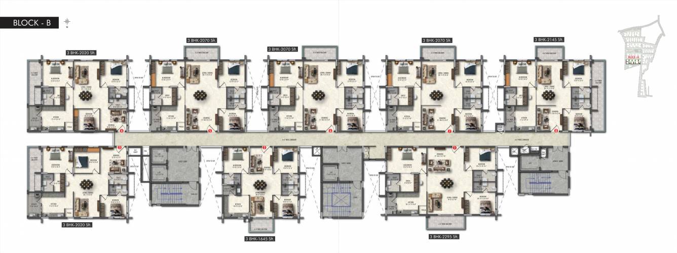  celestial B Cluster Plan