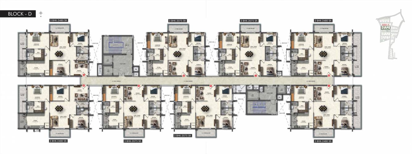  celestial D Cluster Plan