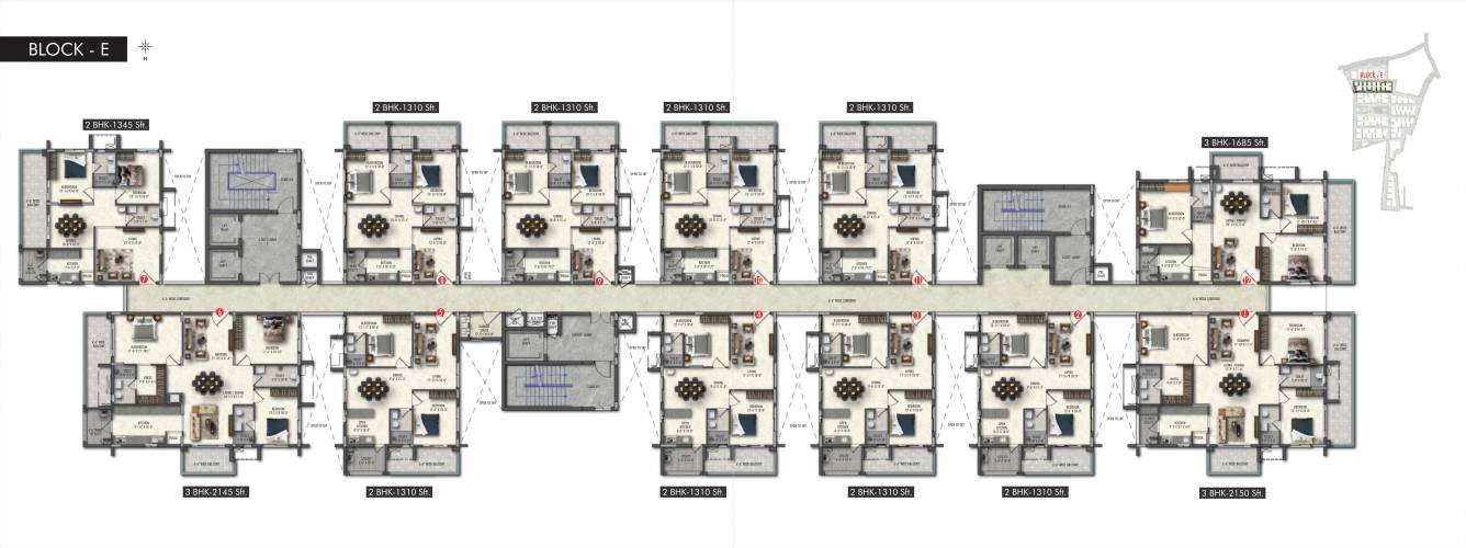  celestial E Cluster Plan