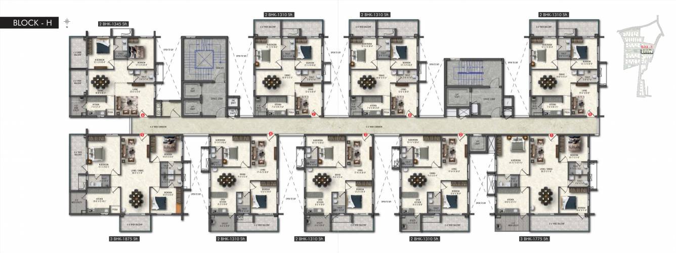  celestial H Cluster Plan
