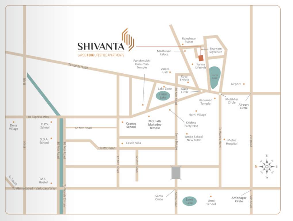 shivanta Location Plan