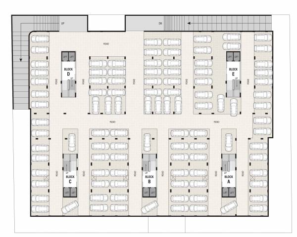  33 Block A, B, C, D & E Cluster Plan For Basement