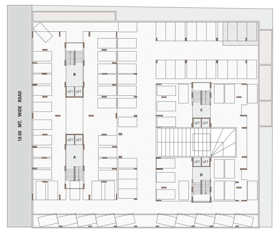 signature sky Block A, B, C & D Cluster Plan For Basement