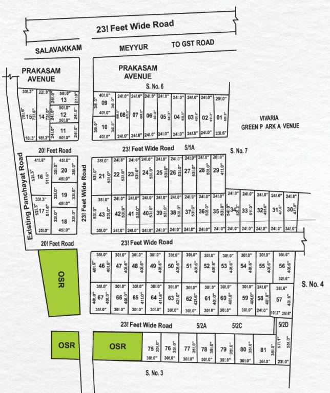 sai ram nagar Layout Plan