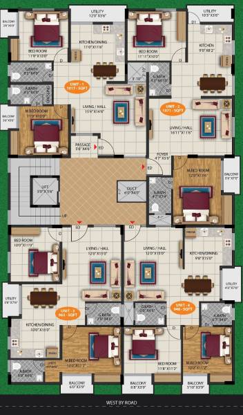  mr-greens MR Greens Typical Cluster Plan
