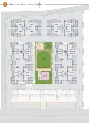  arizona-sky Block A, Block B, Block C, Block D, Block E And Block F Cluster Plan from 1st to 7th Floor