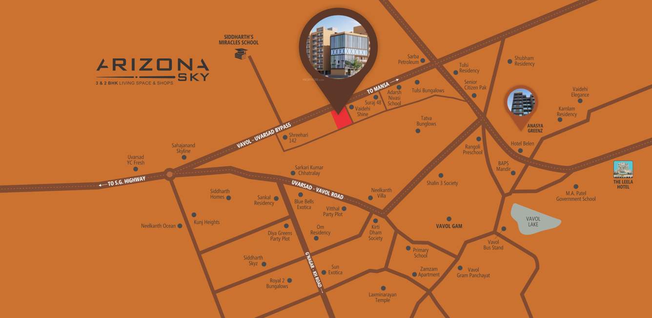  arizona sky Location Plan