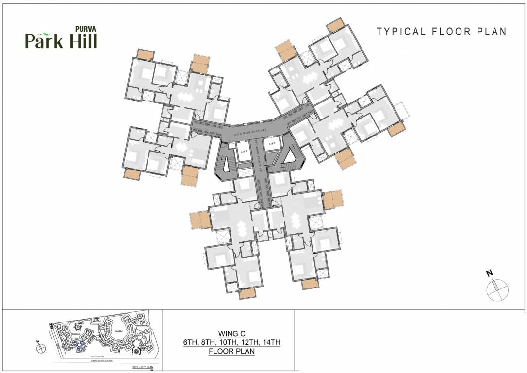  purva park hill Wings A Cluster Plan
