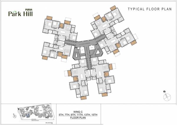 Wings A Cluster Plan purva-park-hill Wings A Cluster Plan