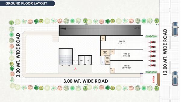  21 Keshav 21 Cluster Plan for ground Floor