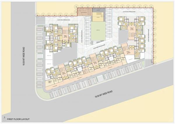  eternia A, B, C, D, E First Floor Cluster Plan