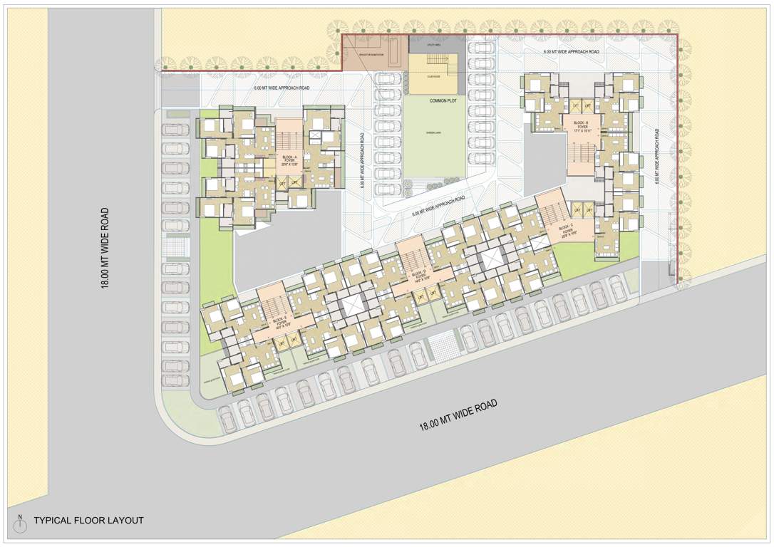  eternia A, B, C, D, E Typical Cluster Plan