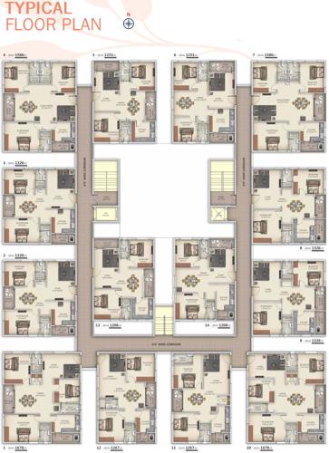  estia Sujay Estia Cluster Plan from 1st to 7th Floor