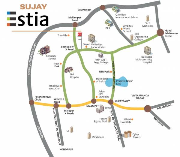  estia Location Plan