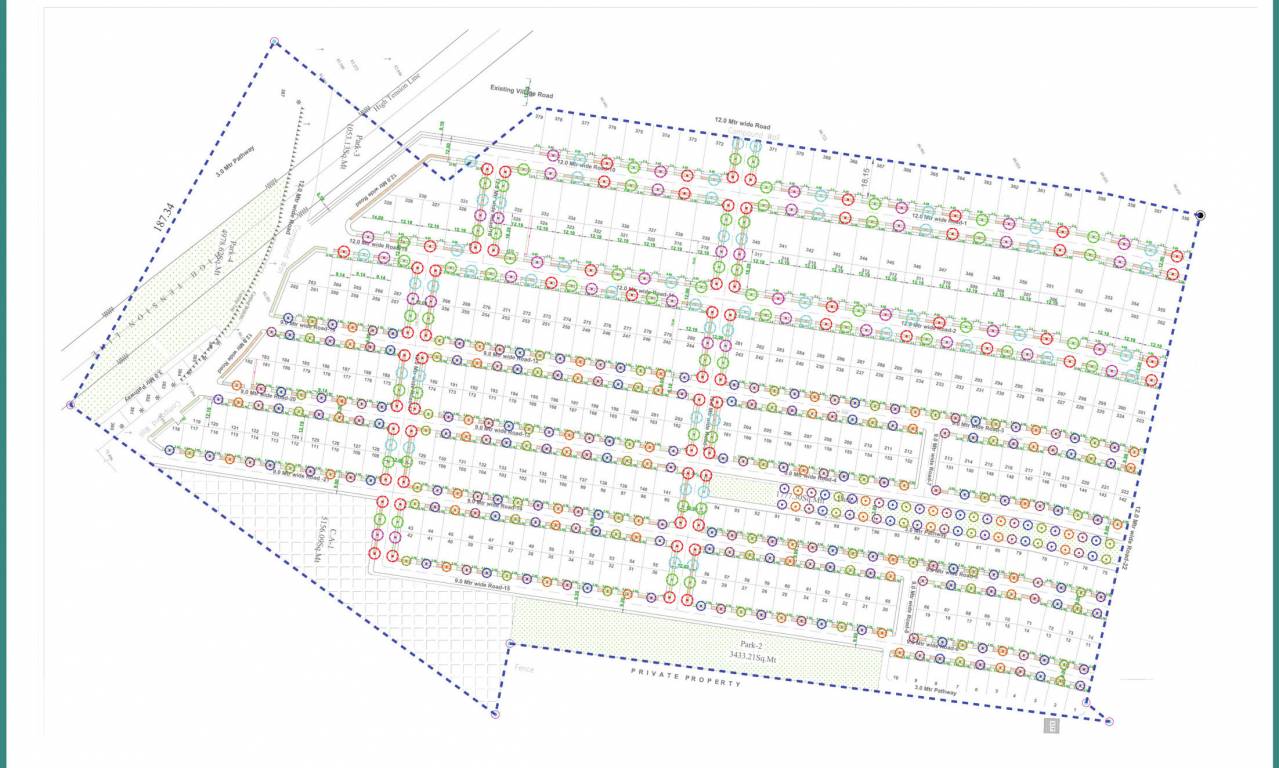  pride crosswinds phase ii Layout Plan