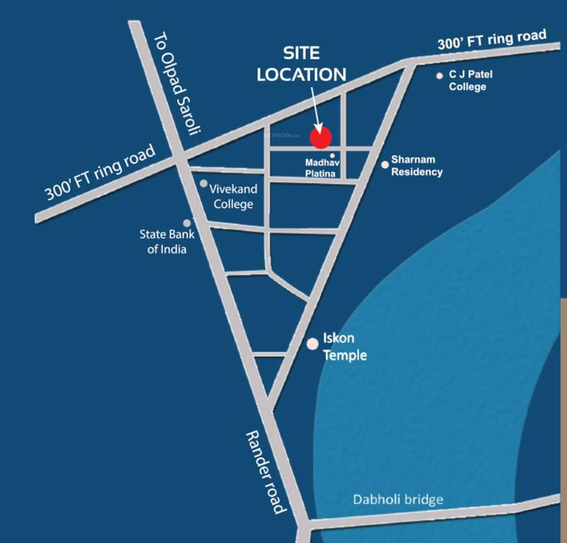  swastik villa Location Plan