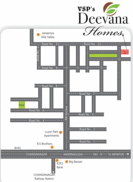  deevana-homes Location Plan