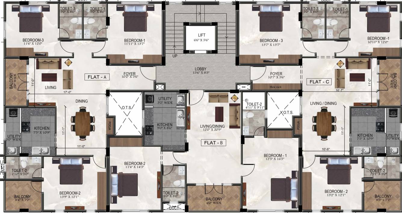  ankur Ankur Cluster Plan From 1st To 5th Floor