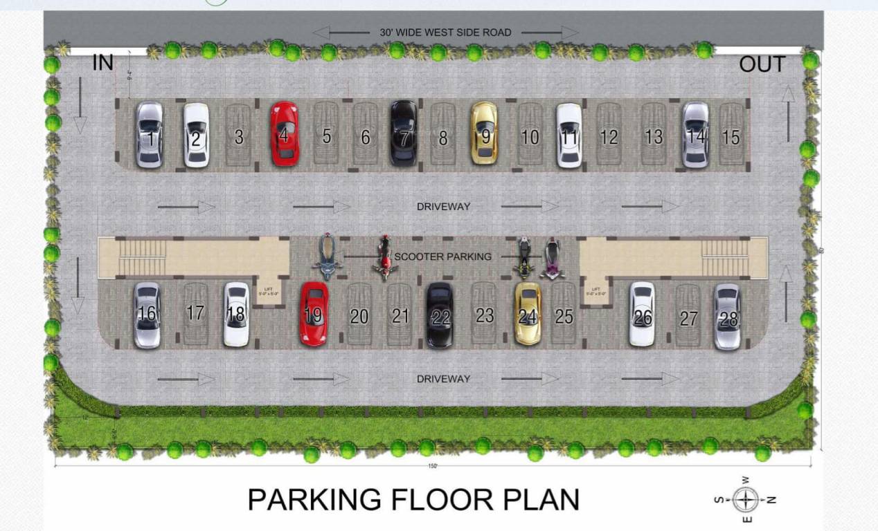  swaraj residency Cluster Plan