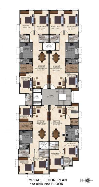  parampara Parampara Cluster Plan From 1st to 2nd Floor