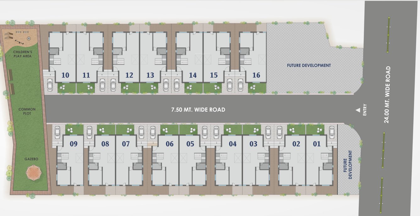  reva bungalows Layout Plan